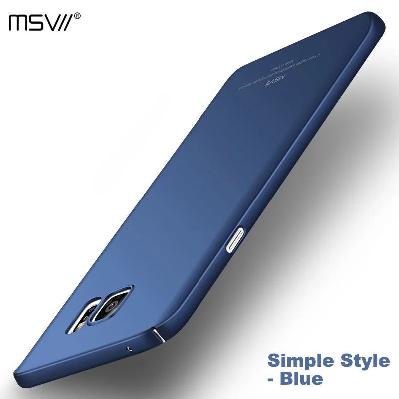 Simple Blue Бренд Msvii Роскошный чехол-протектор для samsung Galaxy Note 5 простой/матовый ультра-тонкий жесткий чехол для телефона из ПК для samsung Note5 - Цвет: Simple Blue