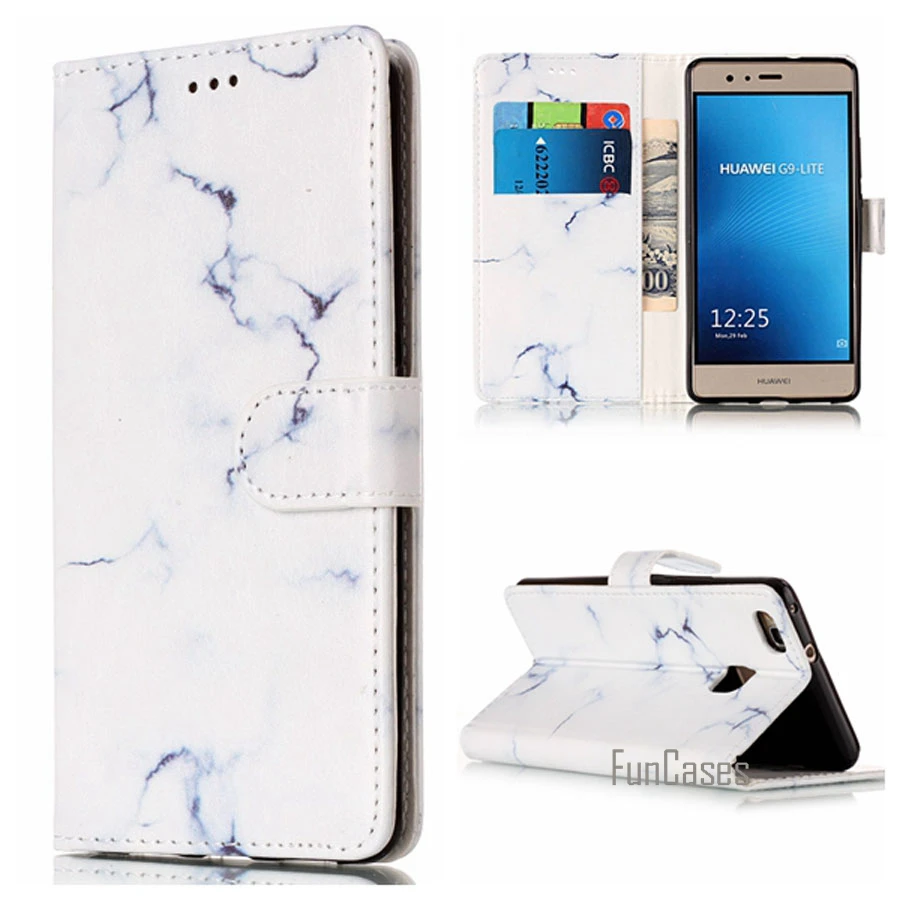 Чехол для huawei P9 Lite роскошный кожаный чехол книжка P9Lite телефона 5 2 дюйма с