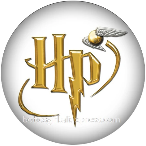 A3334 Фильм Мультфильм hp Лев змея Орел стеклянная кнопка оснастки ювелирные изделия DIY круглые фото Кабошоны с плоской обратной стороной DA1275 - Окраска металла: A3334