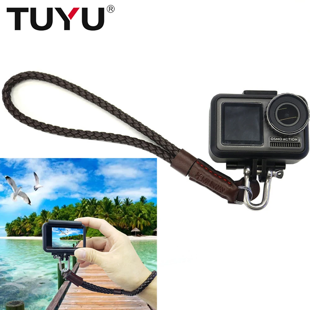 

TUYU For DJI OSMO Action camera Mobile 2 Handheld Gimbal accessories hand-woven adjustable wrist strap rope hand rope rope