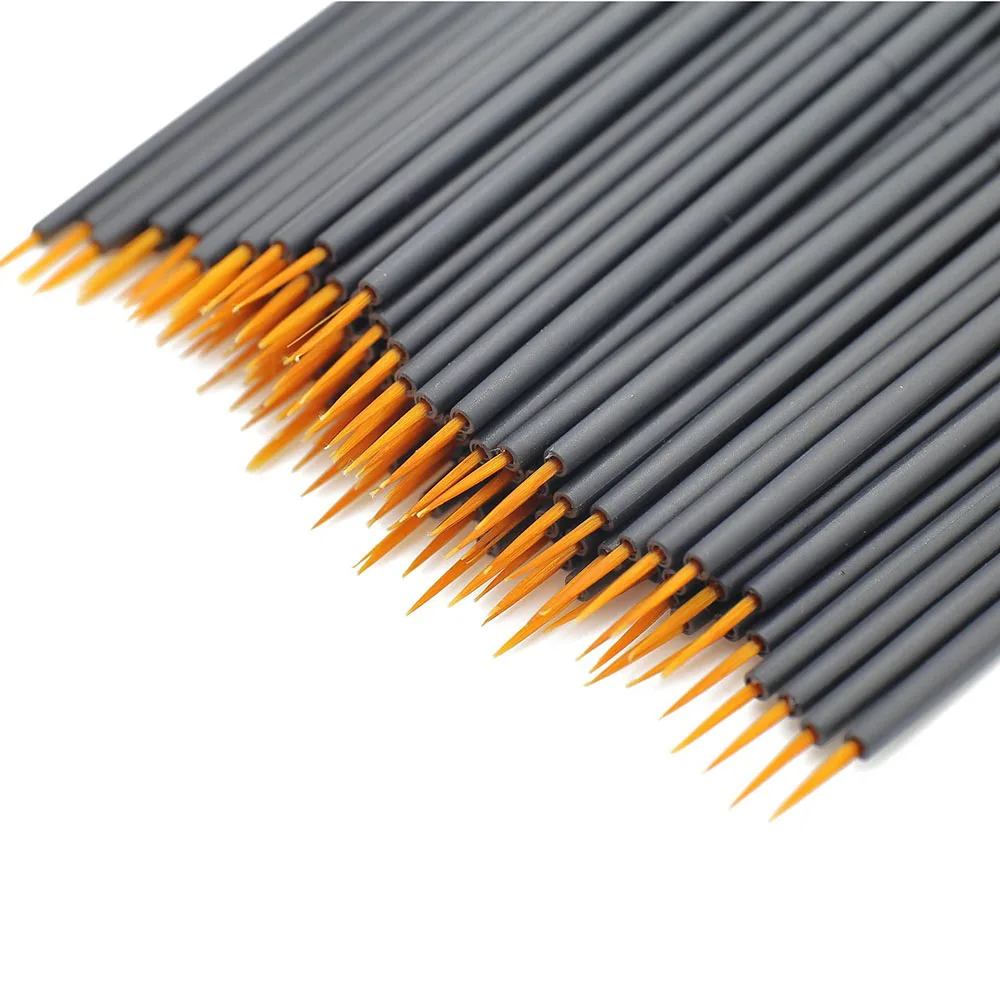 

50pcs/pack Disposable professional Eyeliner Brush Applicator Eyeliner Comb Makeup Brushes Individual Line Removing newest