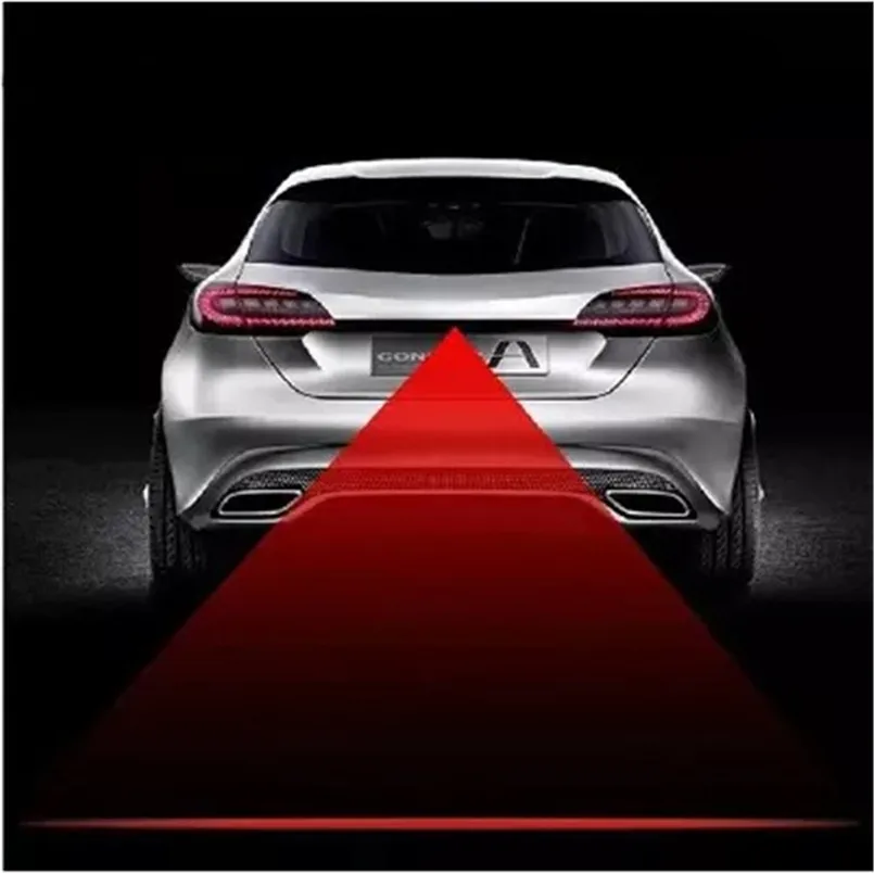 

Auto Car Anti Collision Laser Fog Lamp Rainproof Anti Fog Car Tail LED Safety Warning Lights