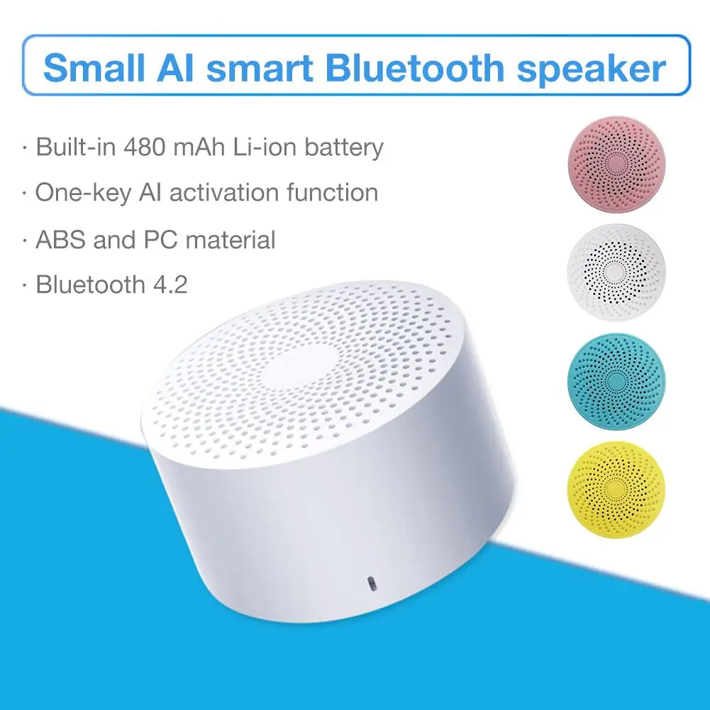 Bluetooth динамик AI Голосовая активация искусственный интеллект мини портативный водонепроницаемый стерео аудио устройство Android кабель