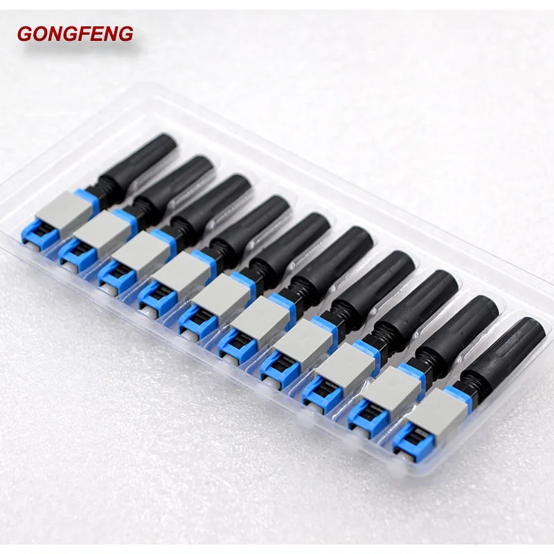 GONGFENG 100 шт. новый хит продаж SC/PC/APC оптический Волоконно Быстрый Соединитель