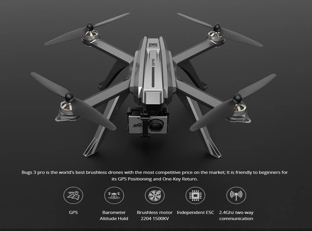 MJX Bugs 3 Pro B3PRO RC FPV Дрон gps с hd-камерой режим следования за мной бесщеточный двигатель вертолет Квадрокоптер gps VS Bugs B3 B5W