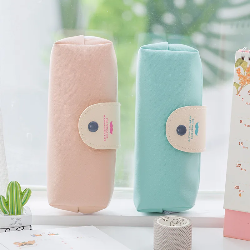 Пенал тканевый в виде клубники качественные полиуретановые школьные