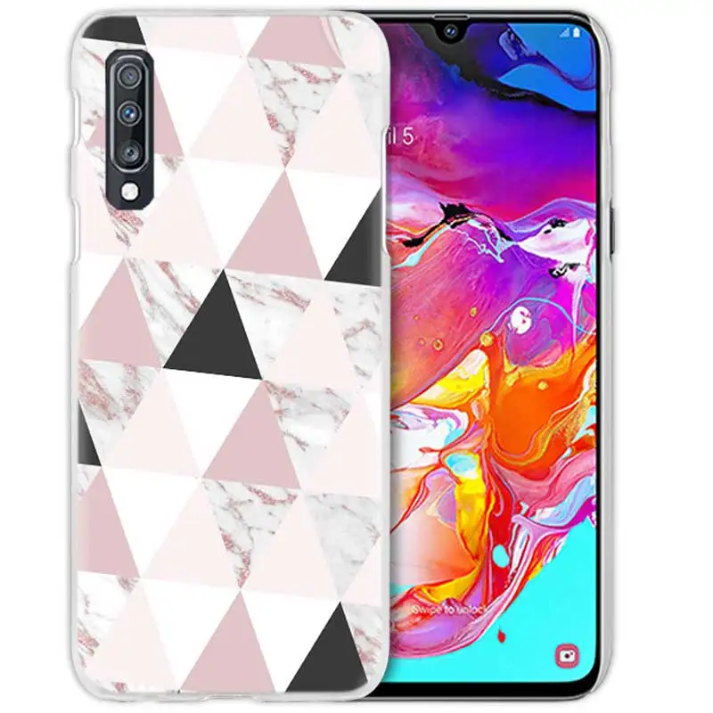 15 Геометрических фигур линии узор чехол для samsung Galaxy M40 A50 A80 A70 A60 A40 A30 A20e A10 J4 J6 плюс J8 Жесткий Чехол для мобильного телефона - Цвет: 15