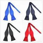 GUSLESON новый качественный модный мужской галстук-бабочка однотонный Простой шелковый галстук-бабочка деловой галстук для свадьбы