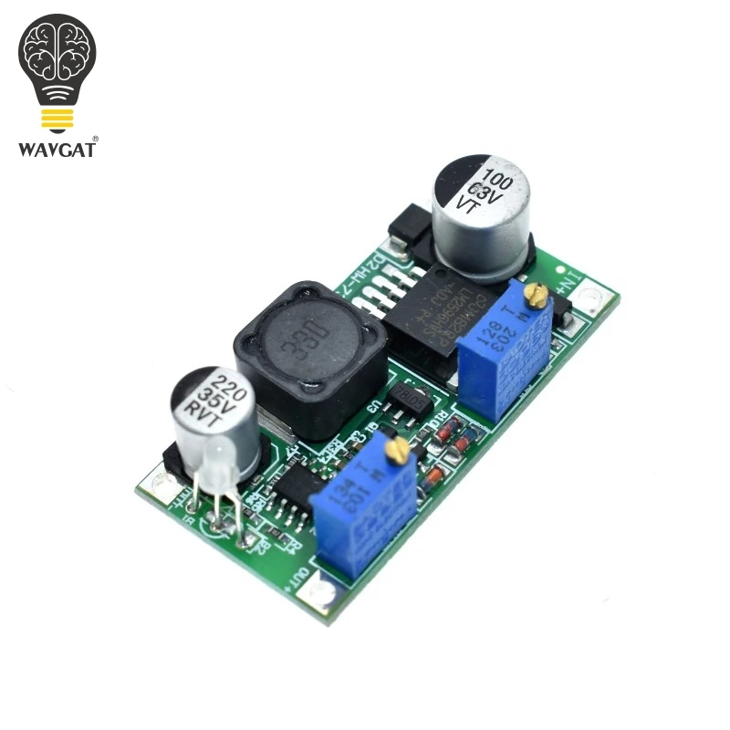 Регулируемый Модуль питания WAVGAT LM2596HV от 5-55 в до 1 25-30 15 Вт | Электронные компоненты