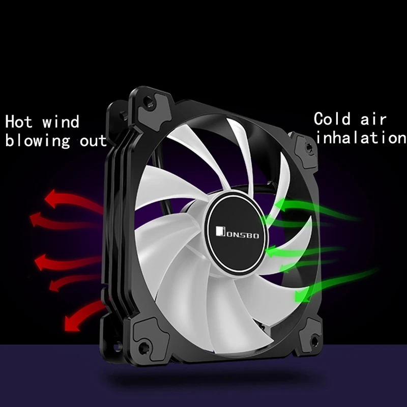 Jonsbo Fr-502 вентилятор для ПК корпус процессора Вентилятор Кулер 12 см Rgb Aura