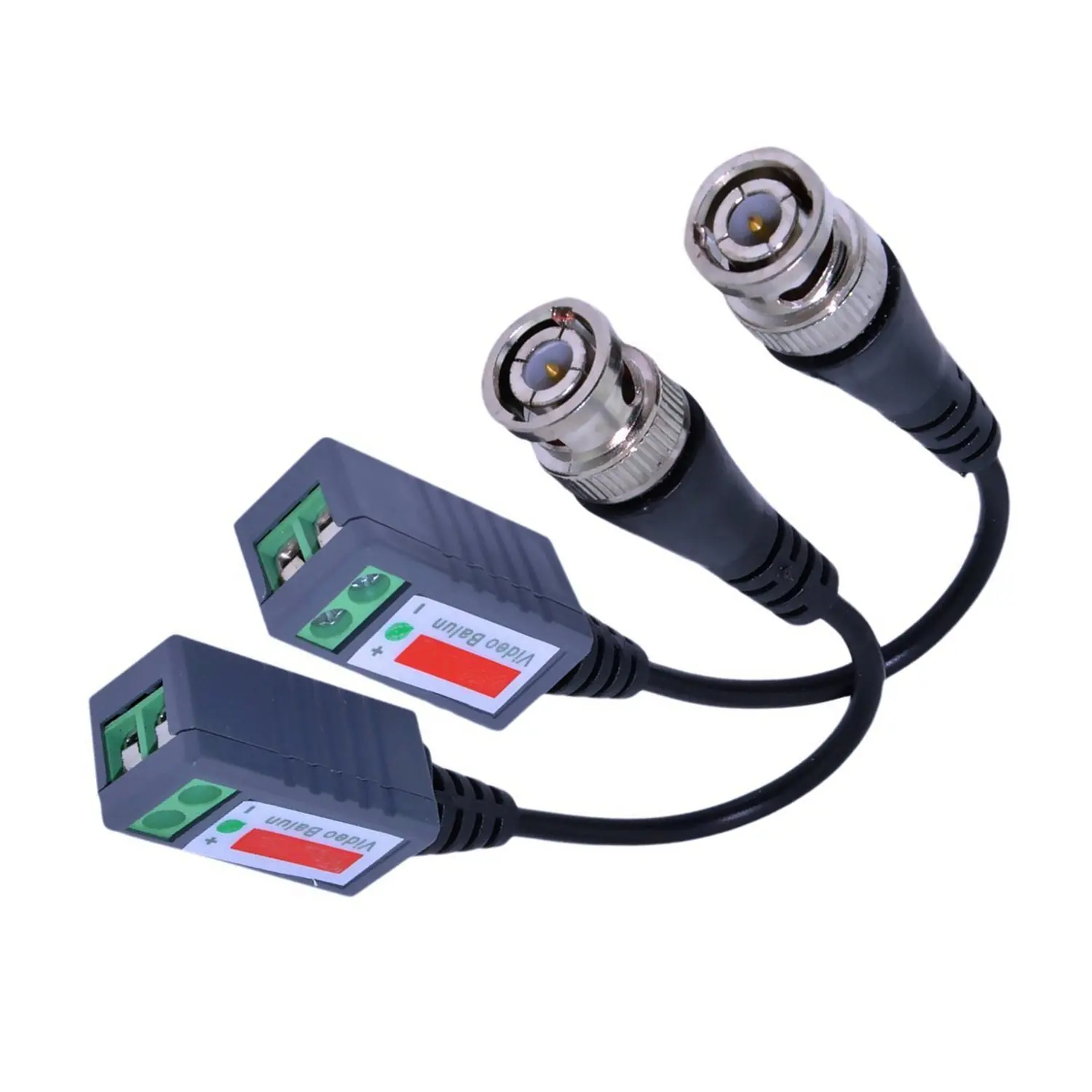 10pair 20pcs/lot Twisted Video Balun Passive Transceivers 3000FT Distance UTP BNC Cable Cat5 CCTV XR649 | Безопасность и защита