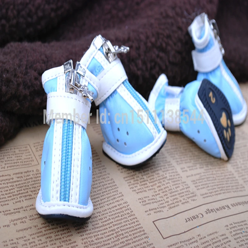 Высокое качество из искусственной кожи собаки обувь удобные дышащие сапоги