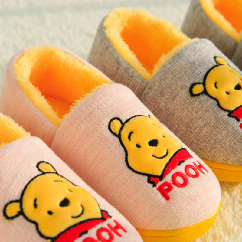 Disney/Детская Хлопковая обувь девочек мальчиков домашние тапочки с изображением