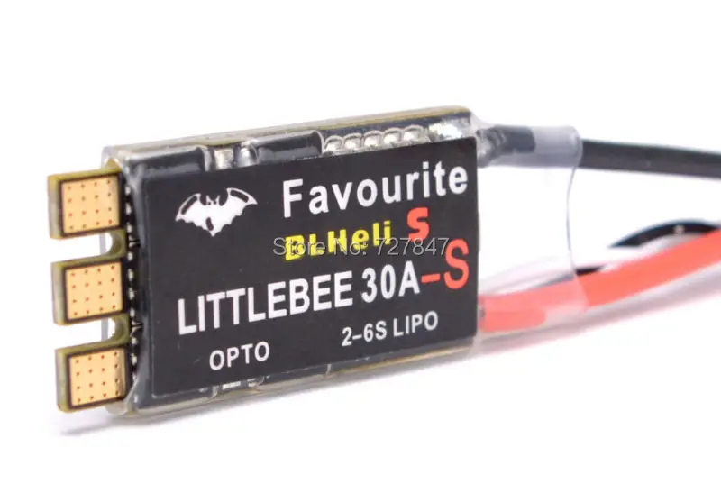 FVT LittleBee 30A S ESC BLHeli_S OPTO 2 6S поддерживает multishot Oneshot42 OneShot125|esc motor|esc moduleesc for rc car |