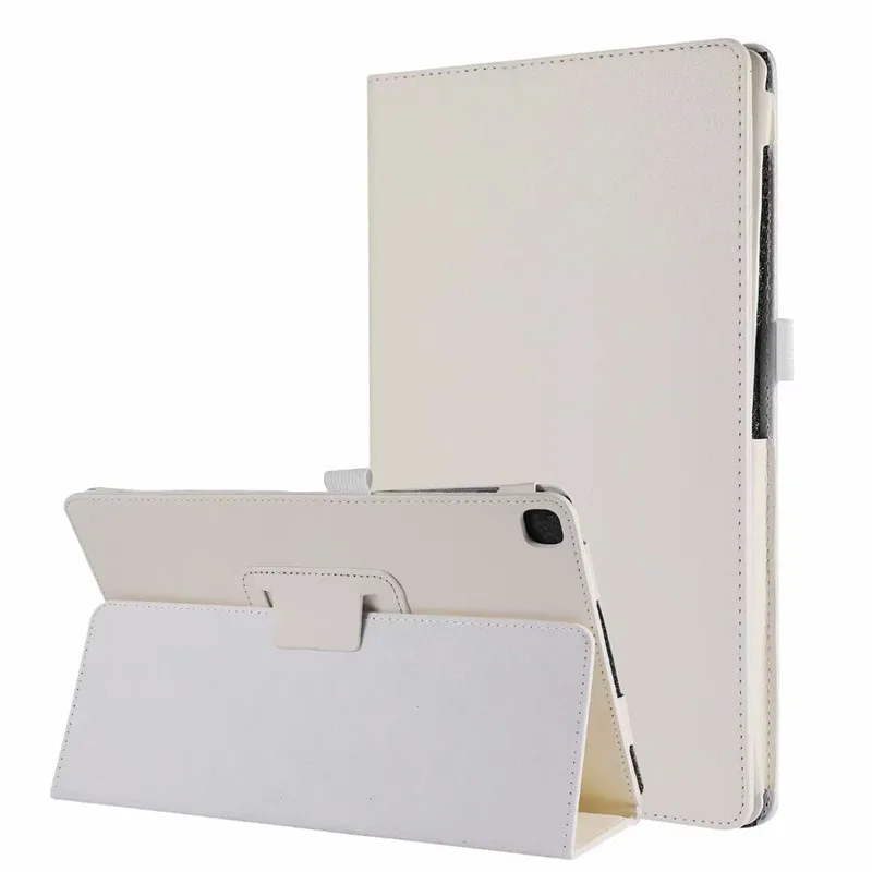 White Чехол из искусственной кожи чехол для samsung Galaxy Tab A SM-T510 SM-T515 T510 T515 чехол для планшета чехол-подставка для Tab A 10,1 '' Funda чехол - Цвет: White