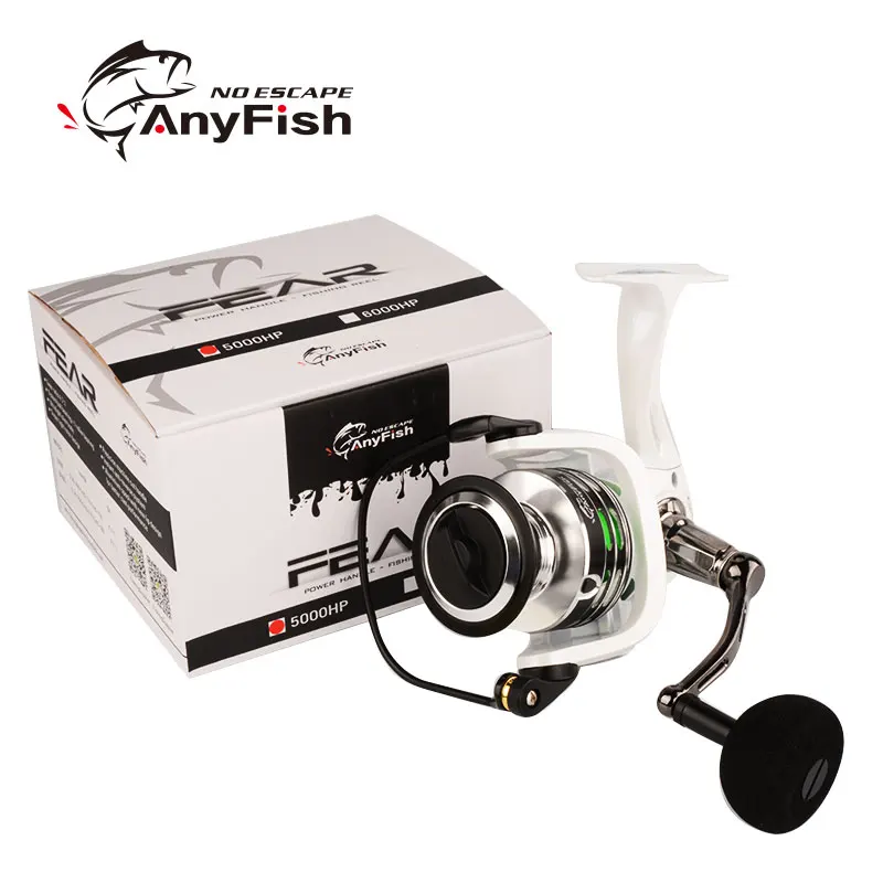 Anyfish страха Спиннинг рыболовная Катушка 2000/3000/4000/5000/6000HP olta makaralar 9 + 1BB Шестерни