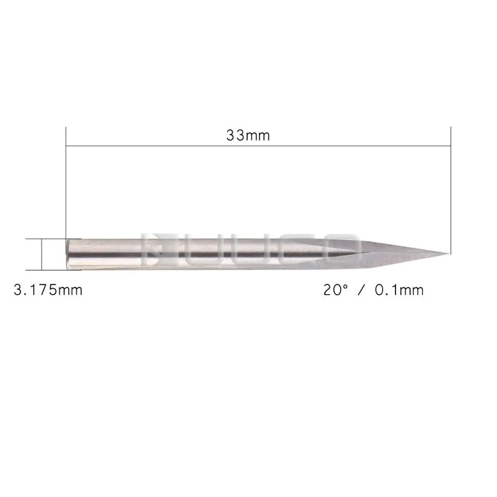 10 шт./лот 3-сторонние гравировальные инструменты/фрезы/Фрезы с ЧПУ/сверла для