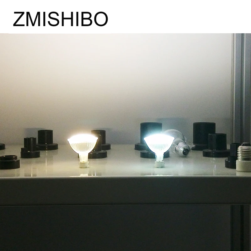 Zmisibo стеклянная Светодиодная лампа MR16 GU5.3 220 240 В 3 5 Вт 60LED 50 см диаметр формы чашки