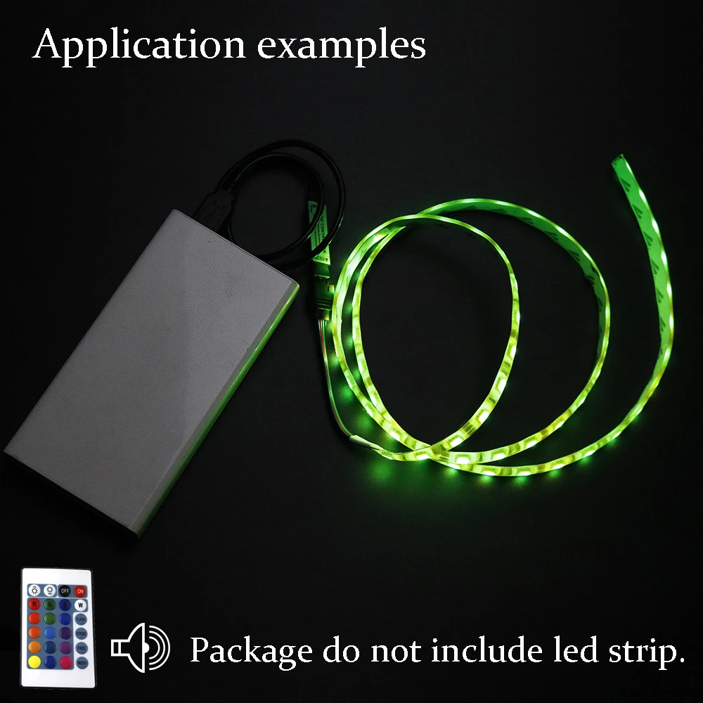 Светодиодный мини контроллер RGB с 24 кнопками беспроводной Радиочастотный пульт