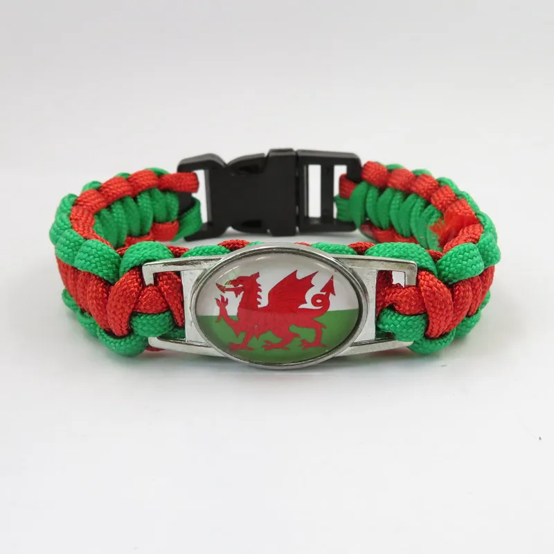 Браслет &quotЛюбовь Уэльса&quot браслет &quotстрана Модный веревочный для мужчин и