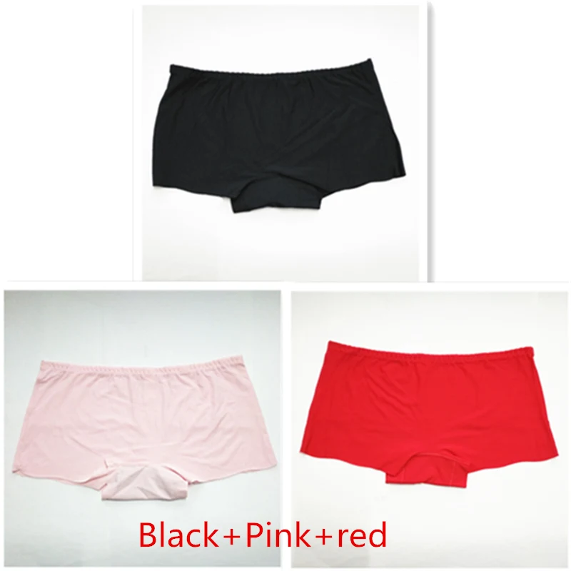 A Free shipping 3pcs/lot Hot Sale Fashion Women panties sexy Ultra-thin Traceless Soft Underwear Women's Panties Boyshort - Цвет: A