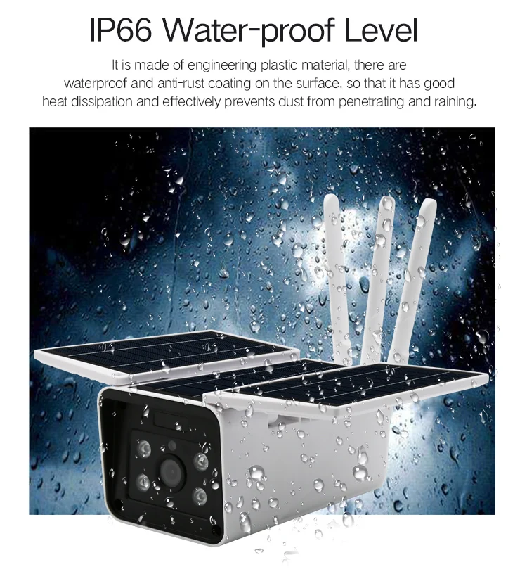 PDDHKK фото-ловушки 4G ip-камера на солнечной батарейке для охоты Водонепроницаемая