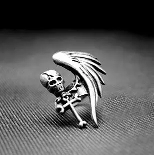 Брендовые Модные женские ювелирные изделия Винтажное кольцо со скелетом в виде