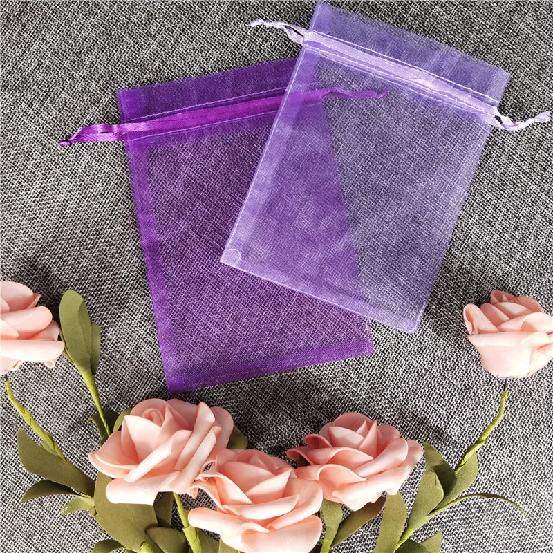 50 шт. сумки из органзы мешковина на шнурке сумка для свадебной вечеринки