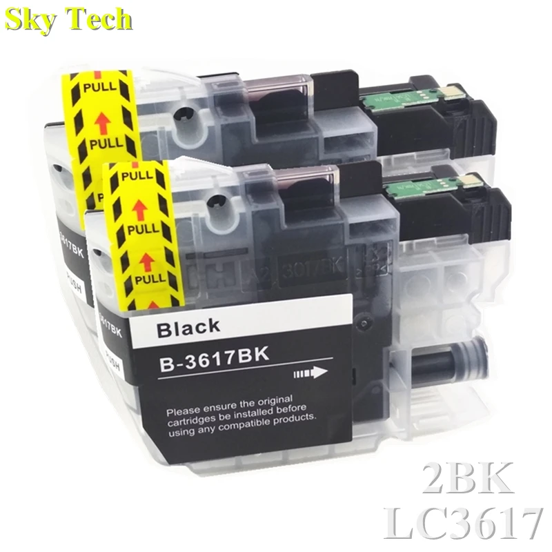 2BK совместимый чернильный картридж для LC3617 LC-3617 Brother MFC-J2330DW MFC-J2730DW MFC-J3530DW и т. Д. |