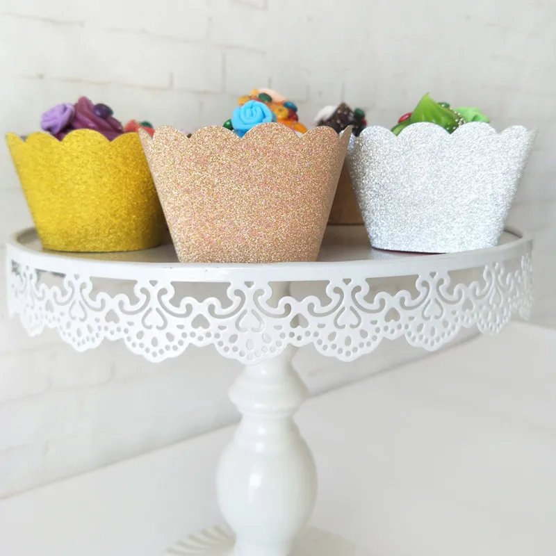 240 шт золотые шампанские блестящие обертки для кексов Золотая чашка лайнеры