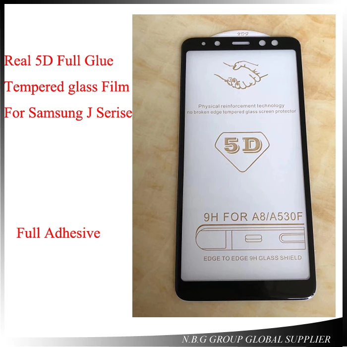 10 шт./лот 5D полное закаленное стекло для Samsung J8/J4/J6 plus 2018/J4 2018/J3 J5 J7 pro 2017/J5 J7Prime