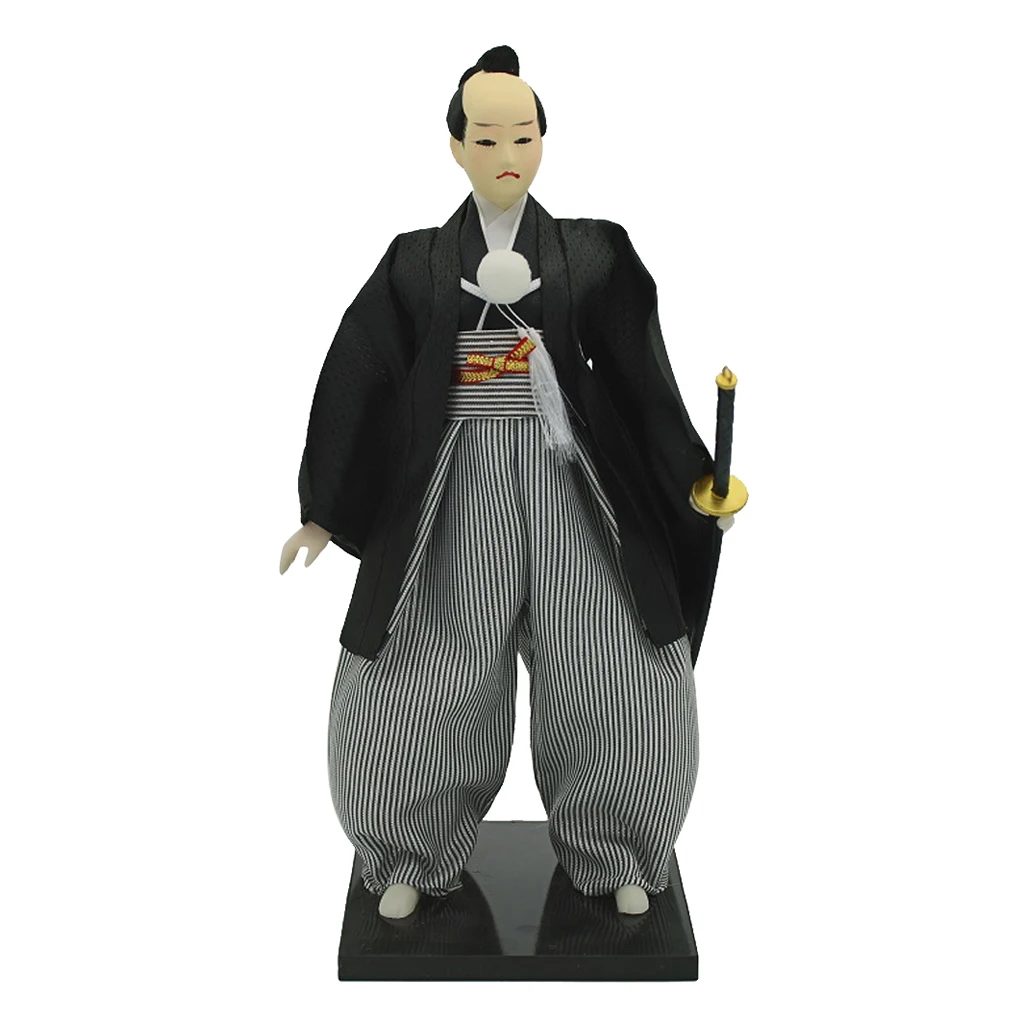 12inch Japanese Samurai Male Doll Figure Oriental Model Home Decor Collectibles Office Ornaments | Игрушки и хобби