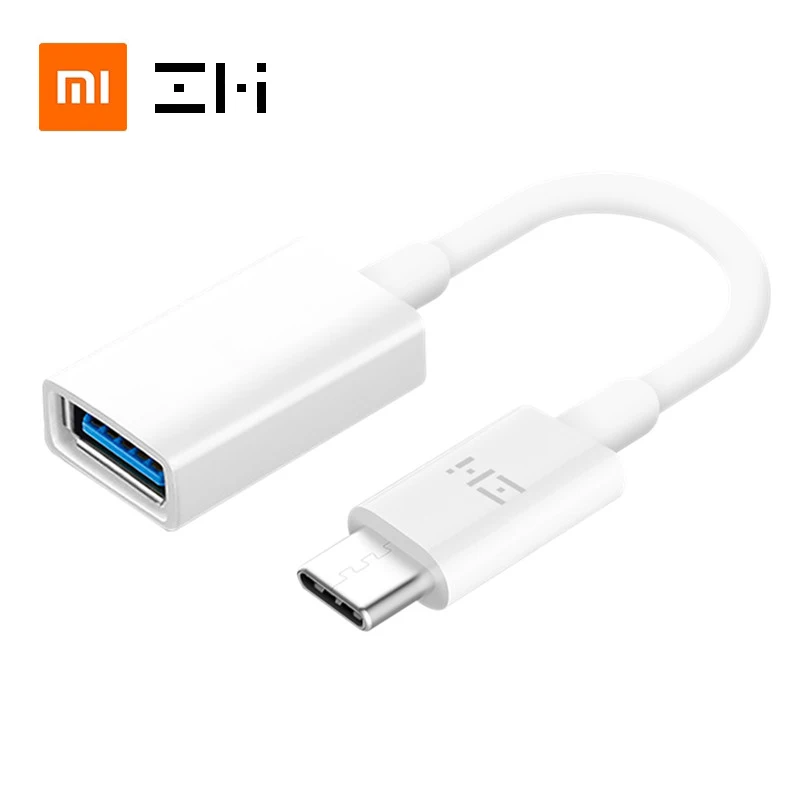 Оригинальный кабель xiaomi zmi usb c otg type к адаптеру конвертер для Samsung huawei oneplus notebook