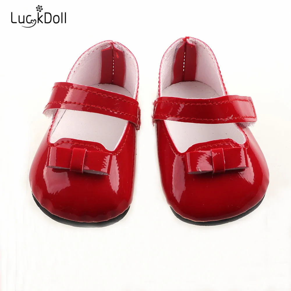 LUCKDOLL Милая обувь принцессы подходит 43 см Детские аксессуары для кукол игрушки