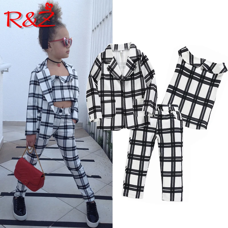 R & Z Детский костюм весна осень 2019 новый европейский и американский комплект для