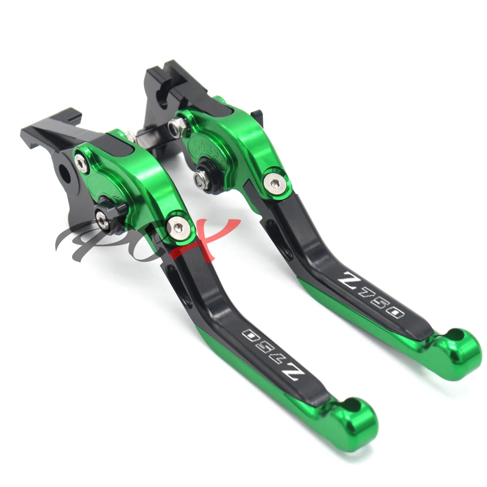 ! Алюминиевые Складные рычаги тормозной муфты с ЧПУ Logo(Z750) для Kawasaki Z750 Z 750 (не