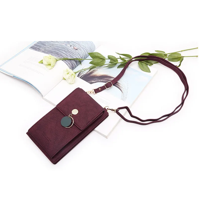 Сумка для телефона Женский кошелек чехол многофункциональный монет паспорта