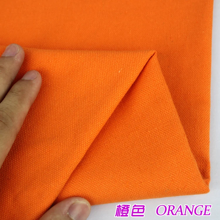 Оранжевая холщовая обивка хлопок утка Ткань хлопковая ткань 60 &quotШирокая