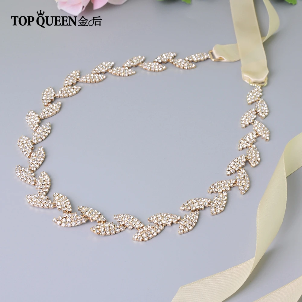 TOPQUEEN S198 Стразы с бриллиантами красивый цвет женский свадебный ремень свадебный пояс Серебряная тонкая лента