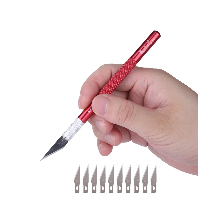 12 шт./лот Набор ножей для ремесла гравировки резьбы по дереву моделирование