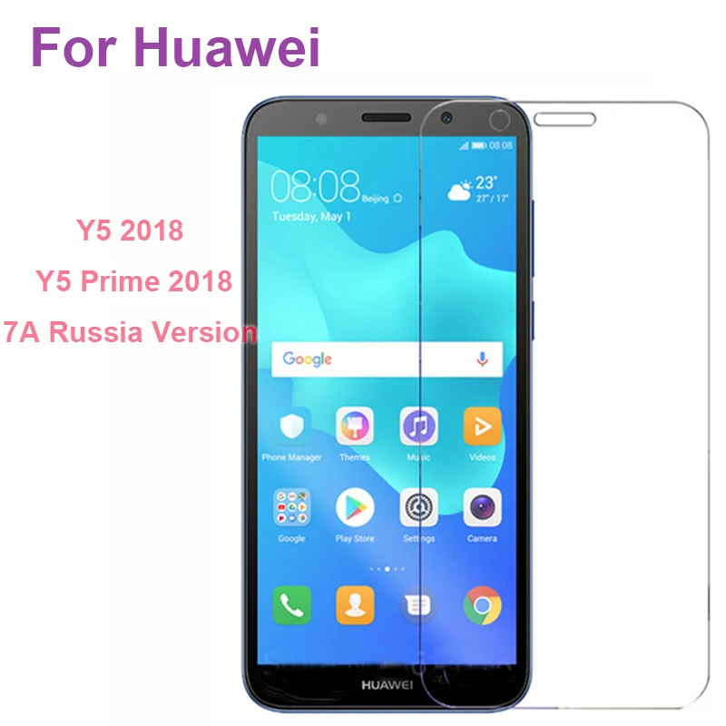 Чехол из закаленного стекла Huawei Y5 Prime 2018 защитная пленка для мобильного телефона