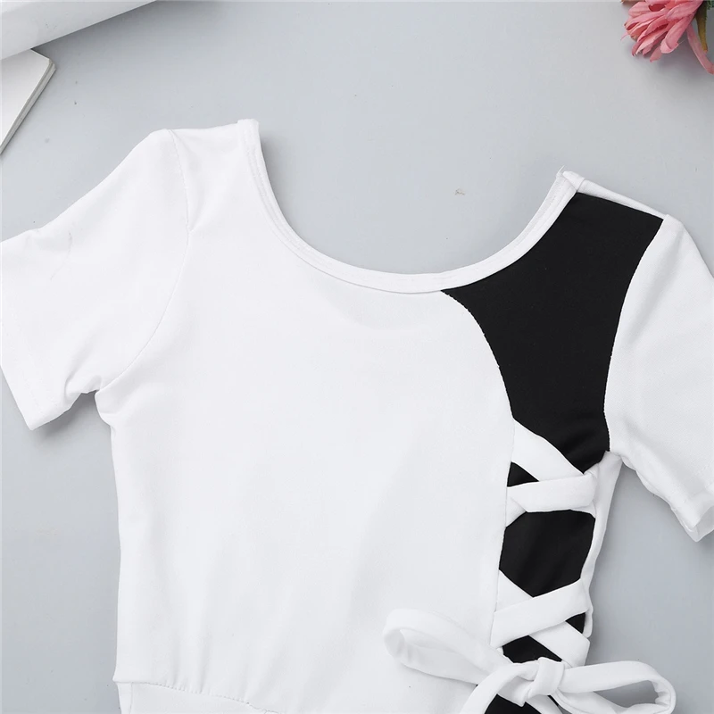 Платье для латиноамериканских конкурсов детей и подростков черно белое модное