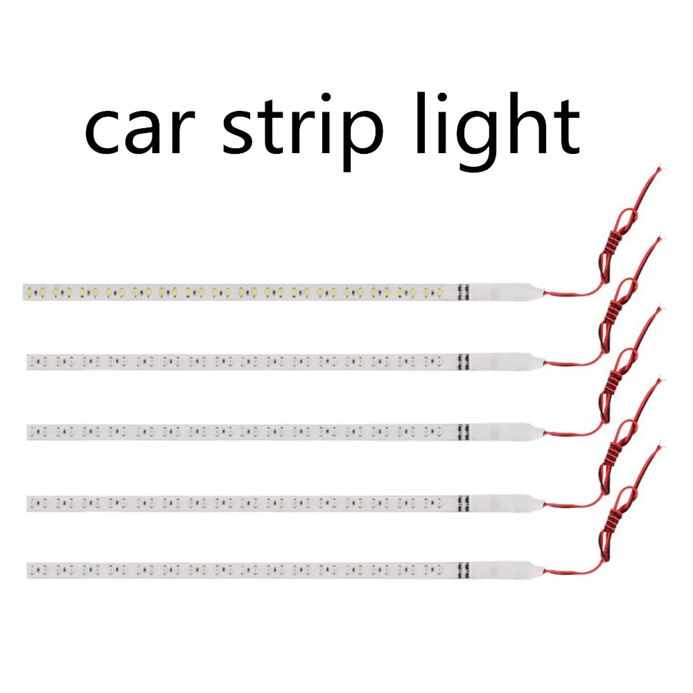 

2 шт. большая акция 12В 12Вт автомобильный Янтарный 32LED рыцарь Райдер Гриль полоса светильник гибкий мягкий белый/синий/красный RGB 31 см