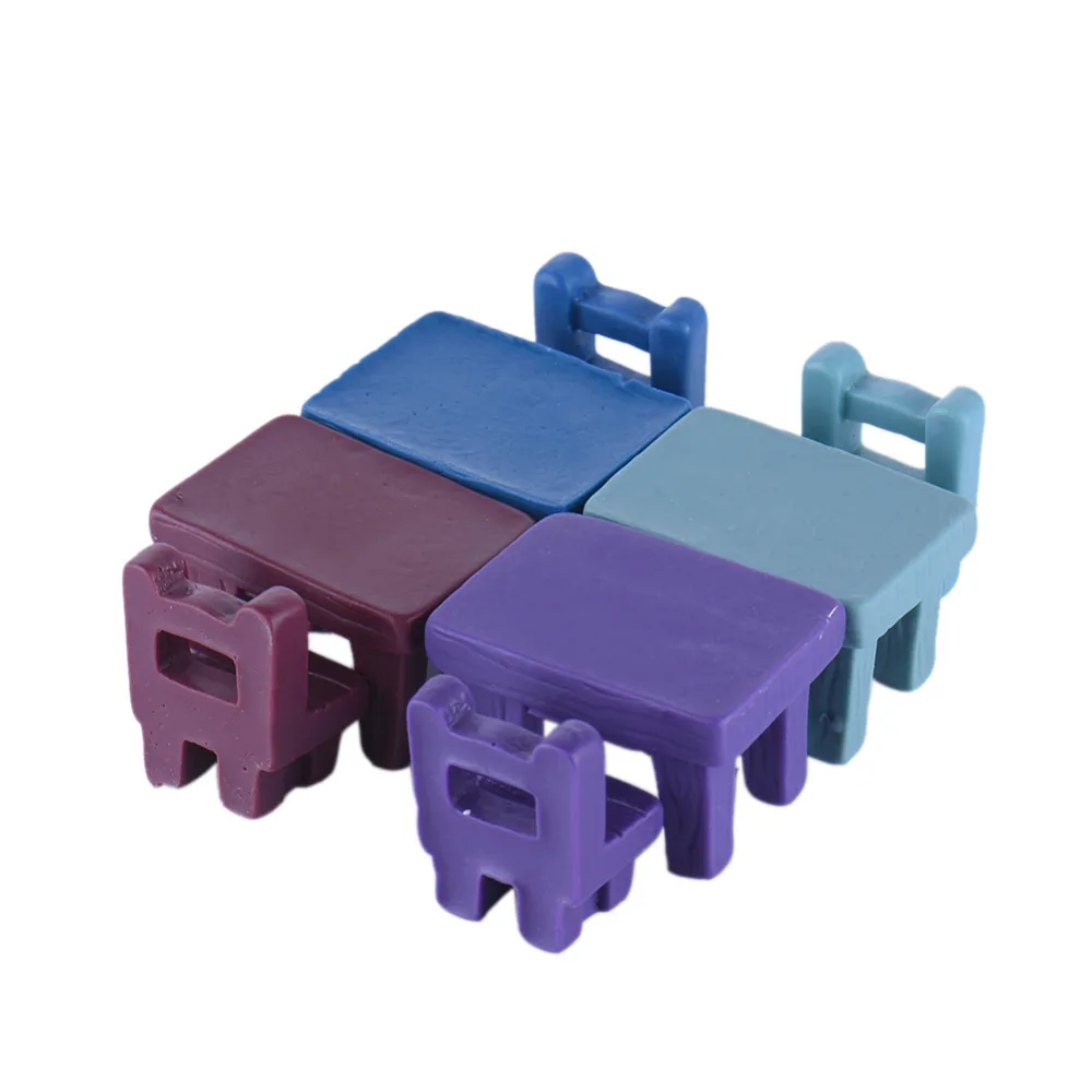 Мини столы стулья мебель статуэтка ремесла ландшафтные растения миниатюрные