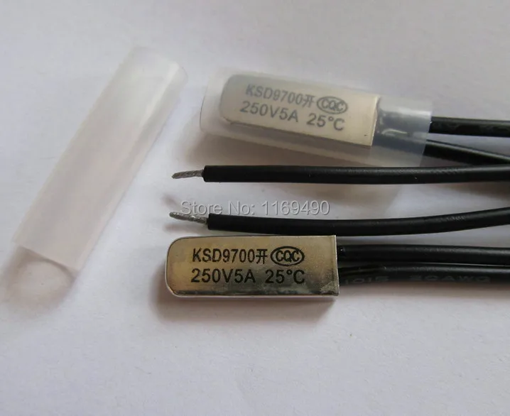 10 шт./упак. KSD9700 25 градусов/25C NO (нормально открытый) Терморегулятор температуры