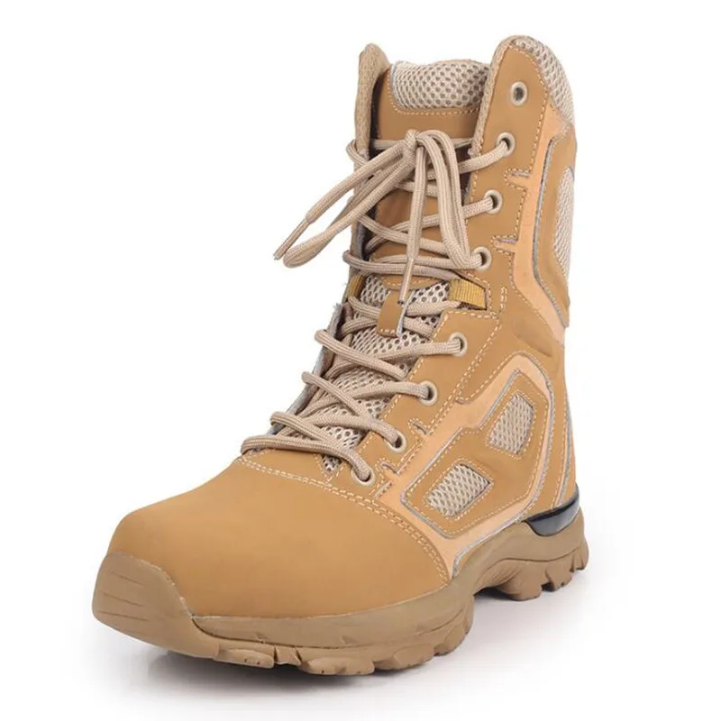 Новинка ботинки-дезерты в стиле милитари тактические ботинки на молнии Легкие