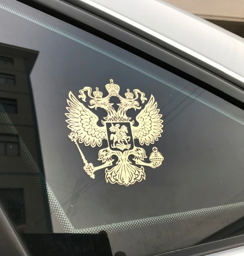 Фото 1 шт. герб России автомобильные наклейки Российская Федерация орел эмблема для