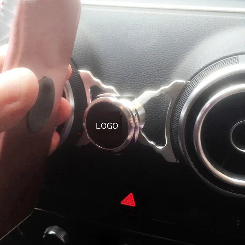 Для Audi A3 8V вентиляционное отверстие Нержавеющая сталь Интерьер мобильный