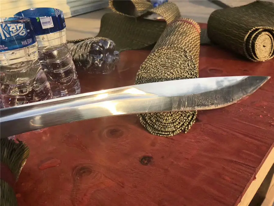 Высокое Качество Сильный открытый Broadsword DaDao острый меч Весна сталь лезвие Полный