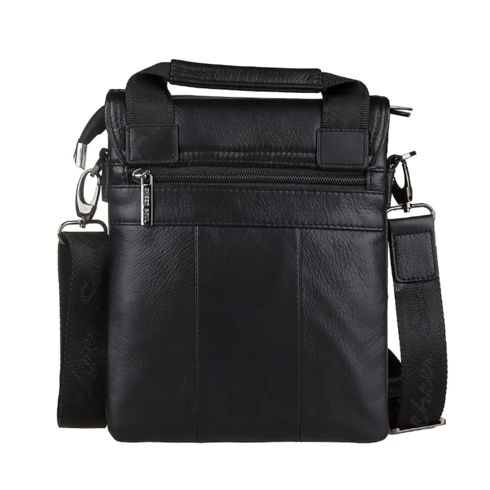 Мужская сумка слинг через плечо из натуральной воловьей кожи|brand shoulder bag|shoulder